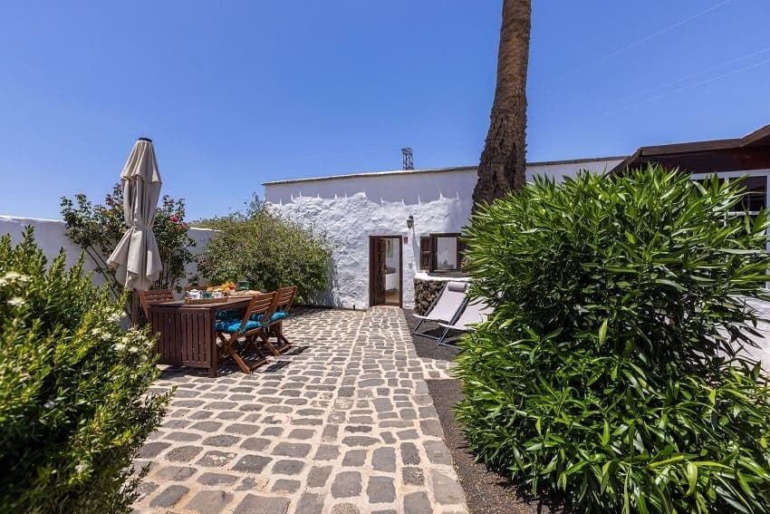 Innenhof, Casa El Barranco, Finca Lanzarote mieten