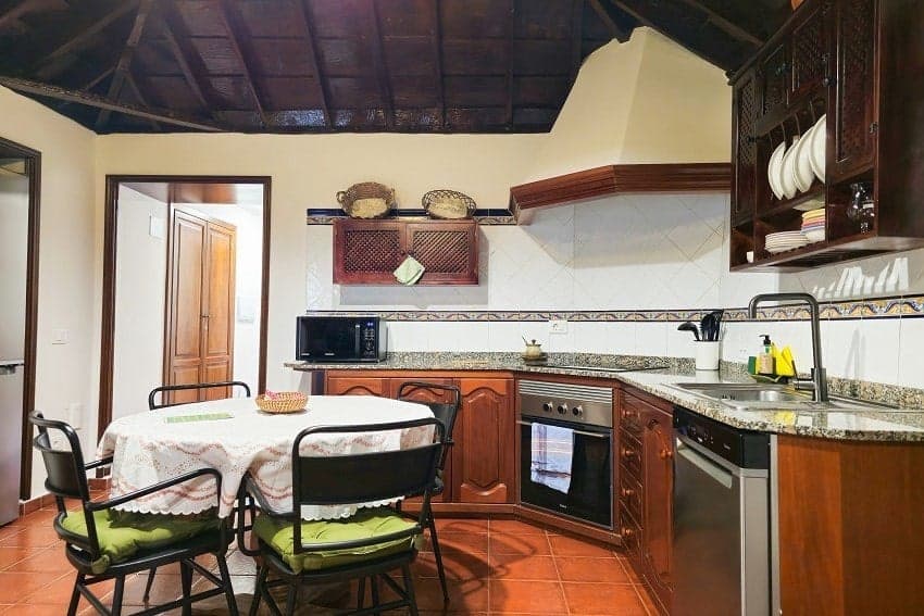 Küche, Casa Teresa, Fincaferien La Palma
