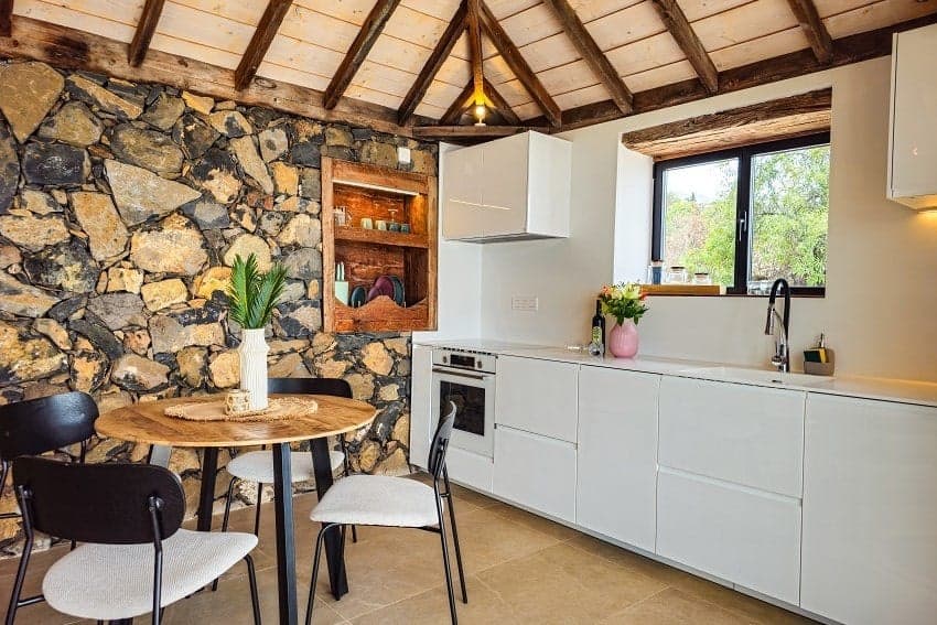 Küche, Casa de Ensueño, Ferienhaus Tijarafe, La Palma
