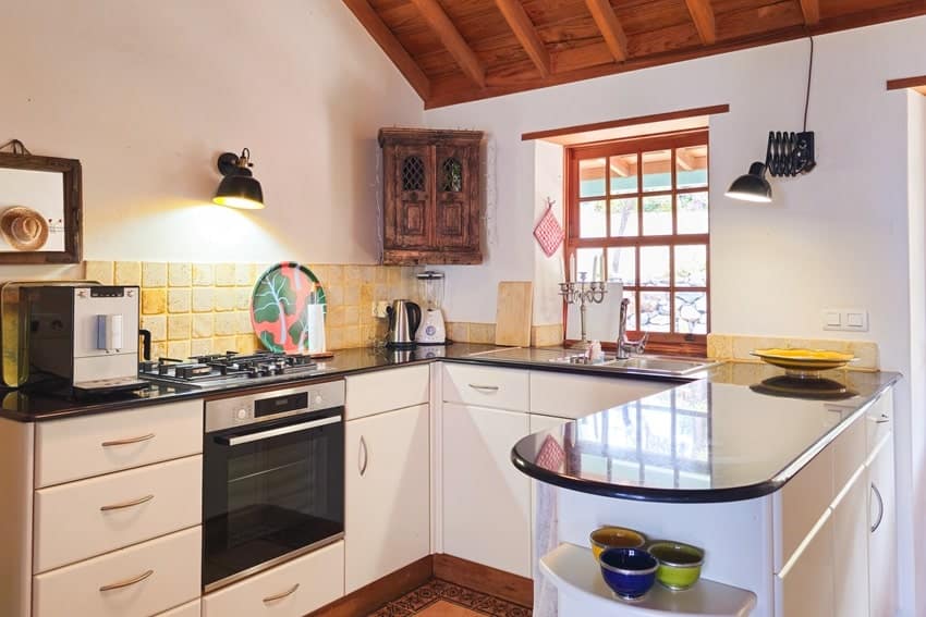 Küche, Villa Miramatos, Ferienhaus mit Pool Puntagorda