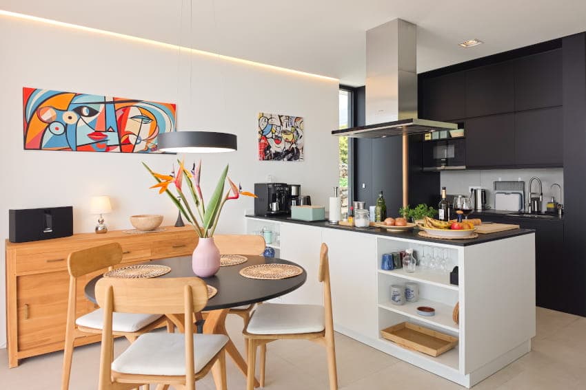 Kitchen and Dining Area, Villa Relax, Holiday Villa with Private Pool La Palma Kitchen and Dining Area, Villa Relax, Holiday Villa with Private Pool La Palma