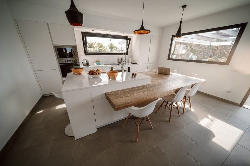 Cocina, Casa Los Lajares, Villa Lajares con Piscina Privada