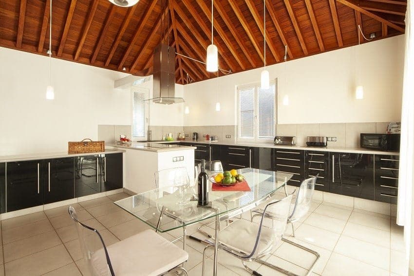 Kitchen, Casa San Borondon, La Palma Holiday Home with Pool