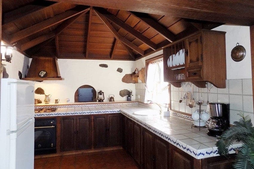 Küche, Casa Teresa, Günstiges Ferienhaus La Palma