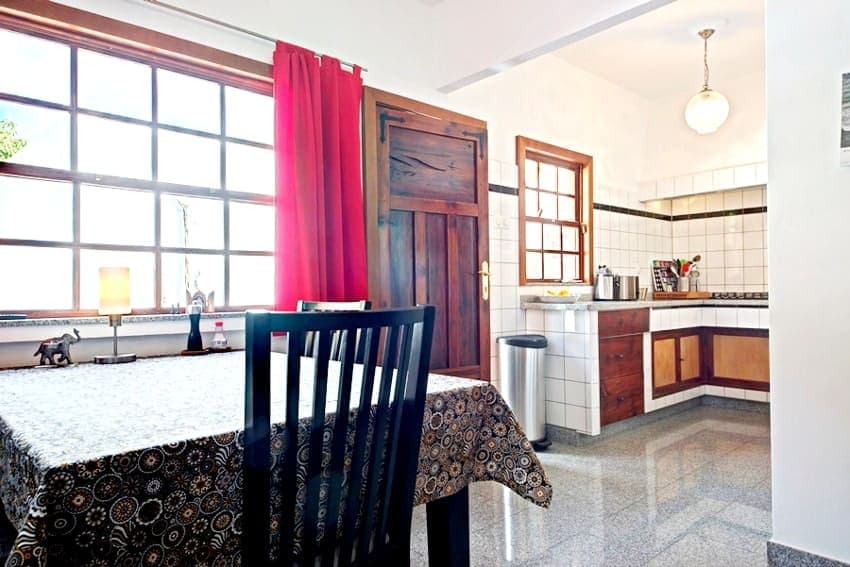 Cocina, Casa Vista Caldera, Alquiler Vacacional con Piscina La Palma