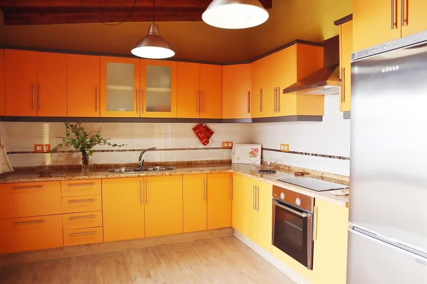 Küche, Casita Paraíso, Ferienhaus Fuencaliente, La Palma