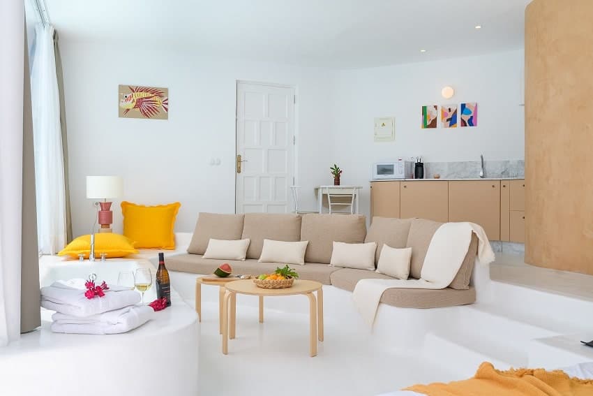 Cocina, Suite Love Deluxe, Lanzarote Apartamento
