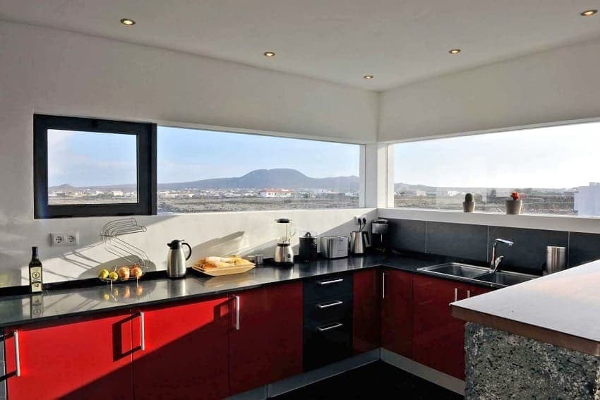Kitchen, Villa La Laguna, Fuerteventura Lajares Villas