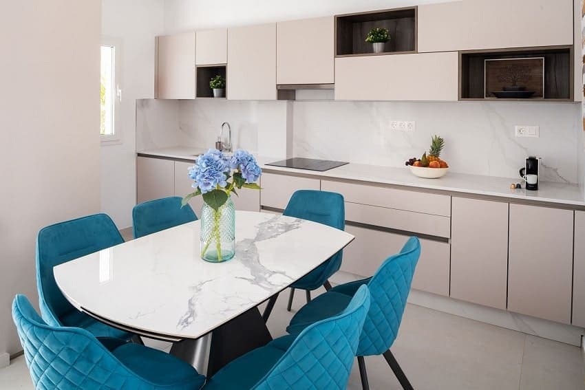 Cocina, Villa Sunrise A, Villa de Lujo con Piscina Lanzarote