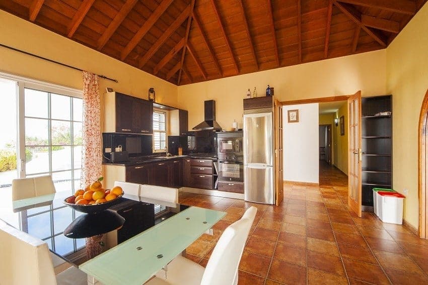 Küche, Villa Tamanca, La Palma Westküste Ferienhaus