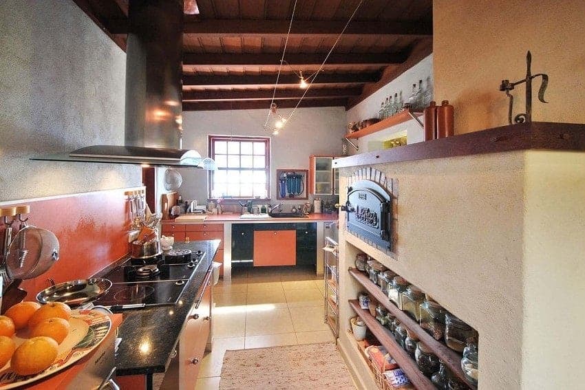 Kitchen, Villa Tigotan, Villa Rental La Palma Canary Islands