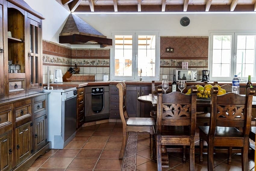 Cocina, Villa Tojayma, Casa Rural con Piscina Privada Tijarafe