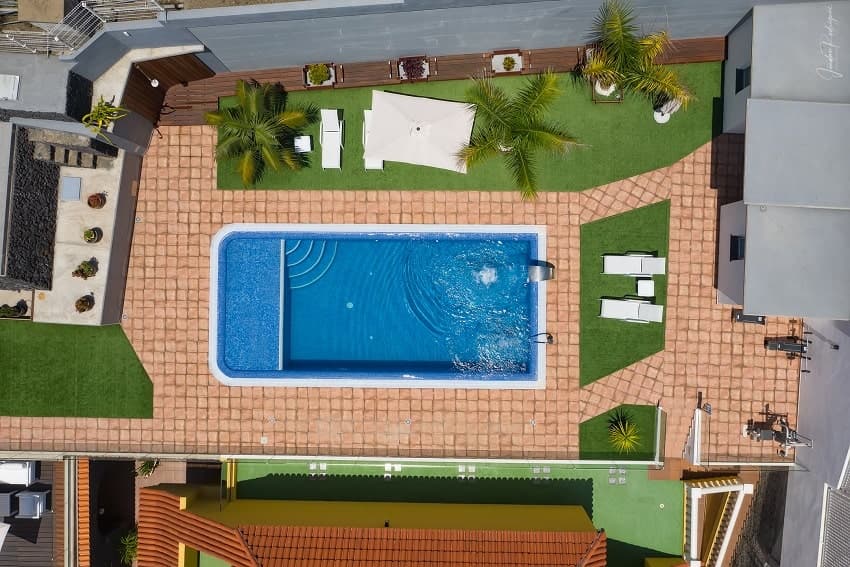 Luftaufnahme, Casa Dianayer, Ferienhaus La Palma Los Llanos