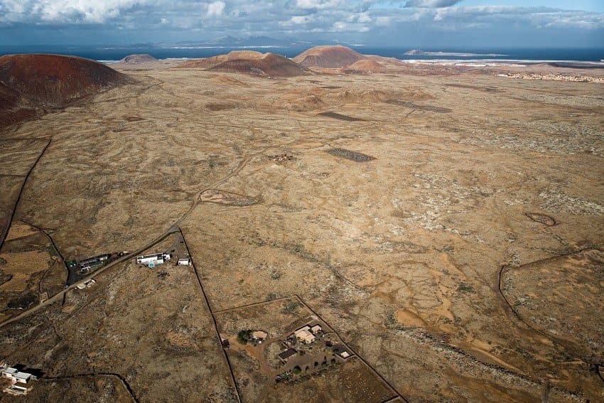 Vista Aérea, Casa El Campo, Casa Rural Lajares