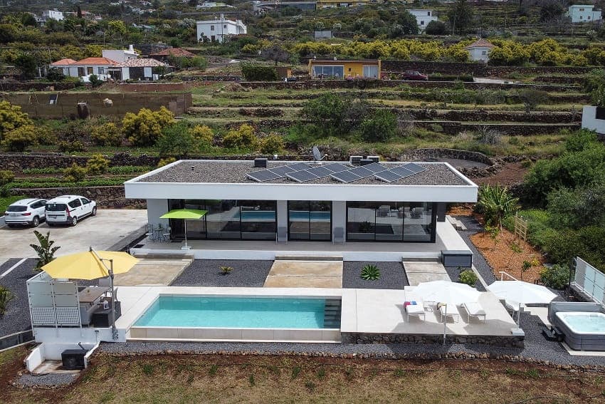 Aerial View, Villa Relax, Holiday Villa with Private Pool La Palma Aerial View, Villa Relax, Holiday Villa with Private Pool La Palma