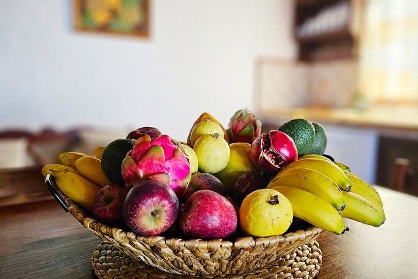 Obstkorb, Finca Evamar, La Palma Finca