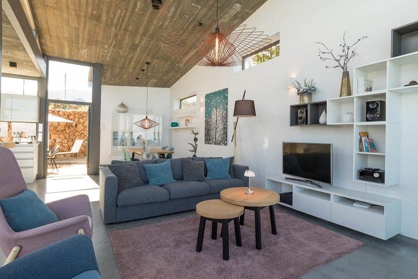 Open Living Concept, The Blue Casa, Villa La Palma