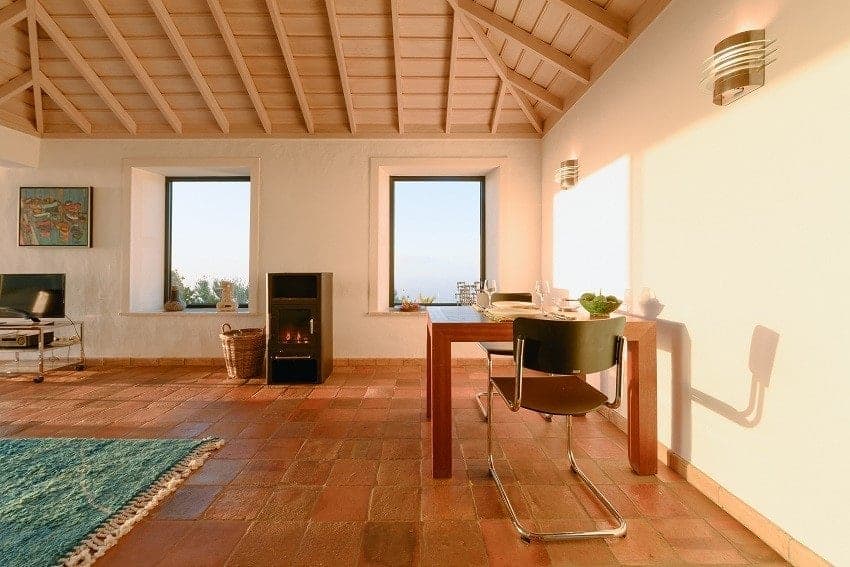 Villa Miramar, Esstisch, Ferienhaus La Palma Puntagorda