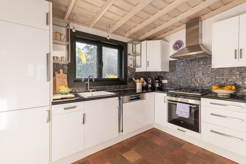 Villa Miramar, Küche, Ferienhaus La Palma Puntagorda