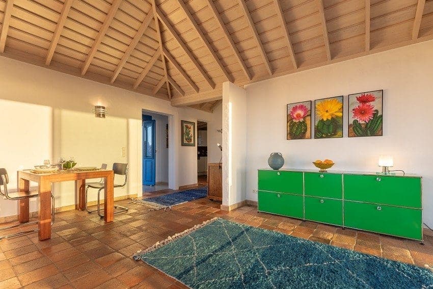 Villa Miramar, Wohnbereich, Ferienhaus Puntagorda, La Palma