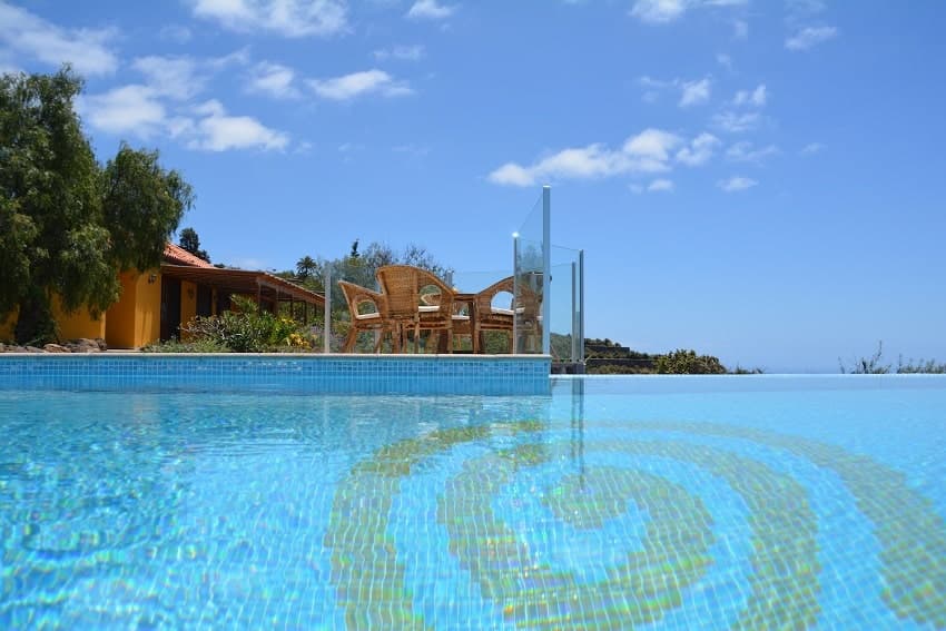 Piscina, Casa Caracol, Vivienda Vacacional Tijarafe