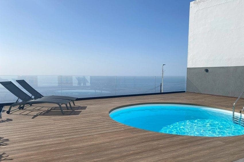 Pool, Casa El Guinche, Haus mieten La Palma Kanaren