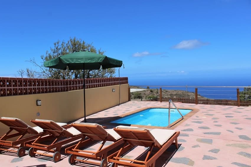Pool, Casa Florita, Günstiges Ferienhaus La Palma mit Pool