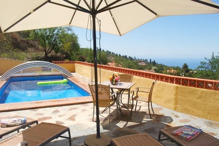 Pool, Casa Herminia, Holiday House with Pool Puntagorda, La Palma