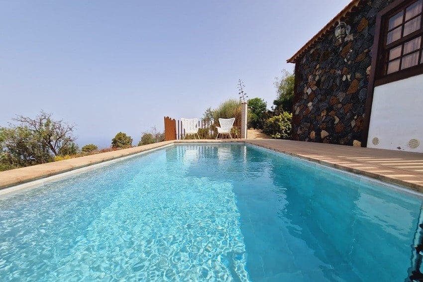 Piscina, Casa Huli, Alquiler Casa Rural en La Palma
