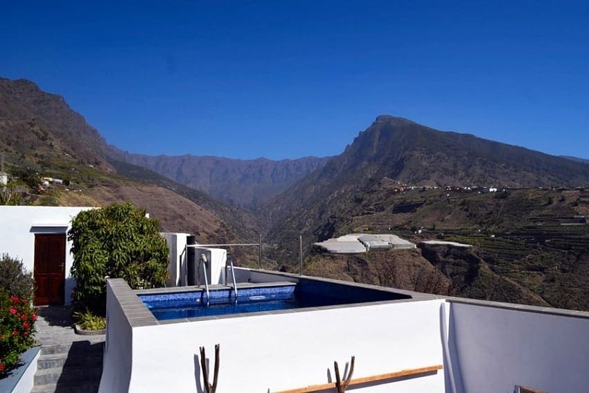 Piscina, Casa Vista Caldera, Alquiler Vacacional con Piscina La Palma