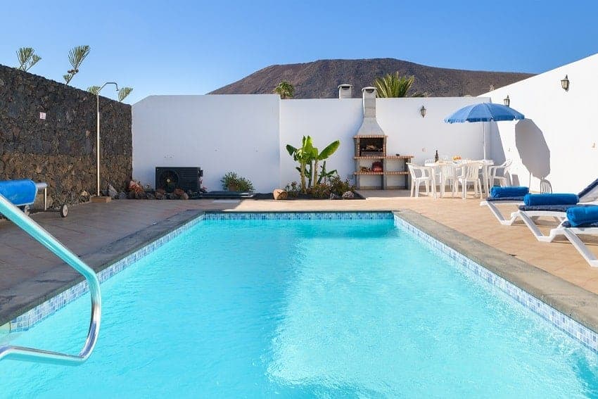 Piscina, Casa Vista Mar, Villa Playa Blanca con Piscina
