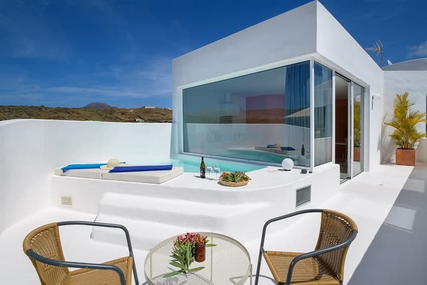Piscina, Suite Pool Deluxe, Apartamento en Lanzarote