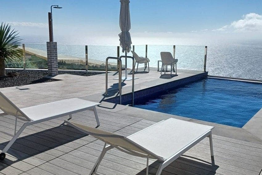 Pool, Villa Balcón del Mar, Villa Puntagorda, La Palma