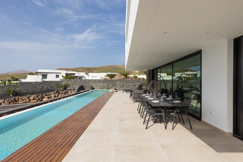 Pool, Villa Bamanija, Luxus Villa Lanzarote