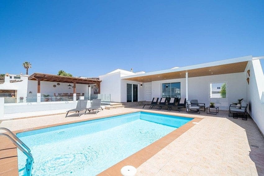 Pool, Villa Cartamar, Ferienhaus Puerto del Carmen