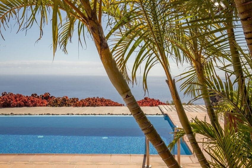 Pool, Villa Vista Reina, Ferienhaus La Palma Tijarafe