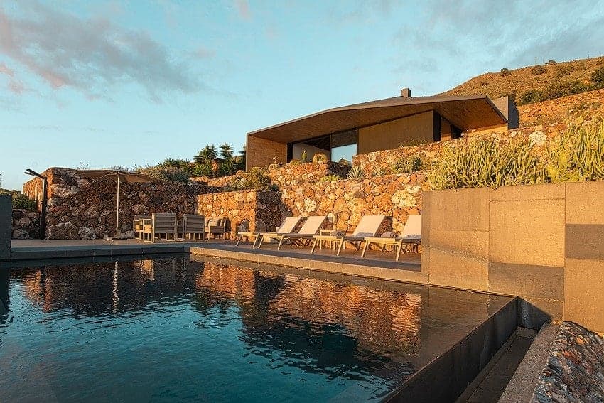 Piscina, Villa Majarona, Villa en La Palma
