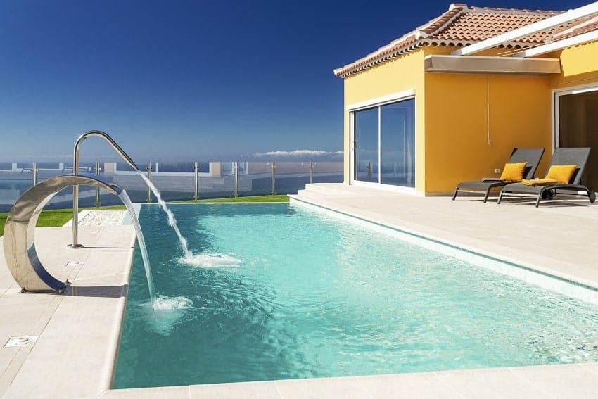 Pool, Villa Marajá, La Palma Villa Holidays, Tijarafe