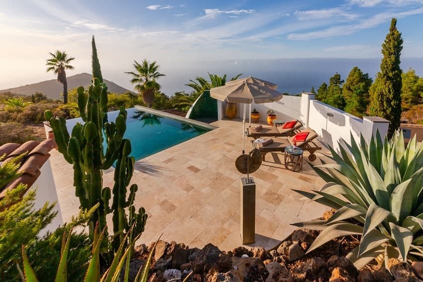 Pool, Villa Miramar, Ferienhaus La Palma Puntagorda Pool, Villa Miramar, Ferienhaus La Palma Puntagorda