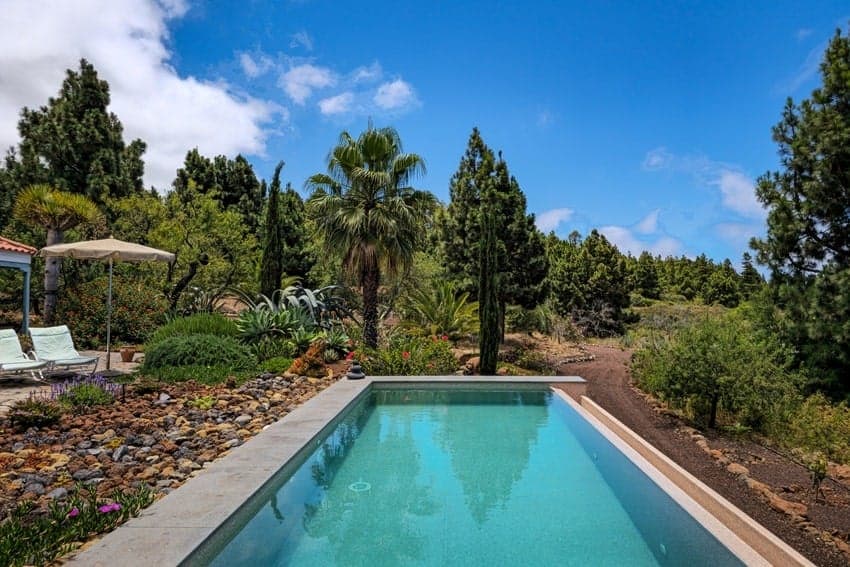 Pool, Villa Miramatos, Ferienhaus mit Pool Puntagorda, La Palma