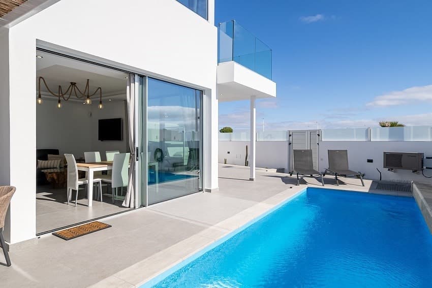 Pool, Villa Sea La Vie, Ferienunterkunft Lanzarote Pool, Villa Sea La Vie, Ferienunterkunft Lanzarote