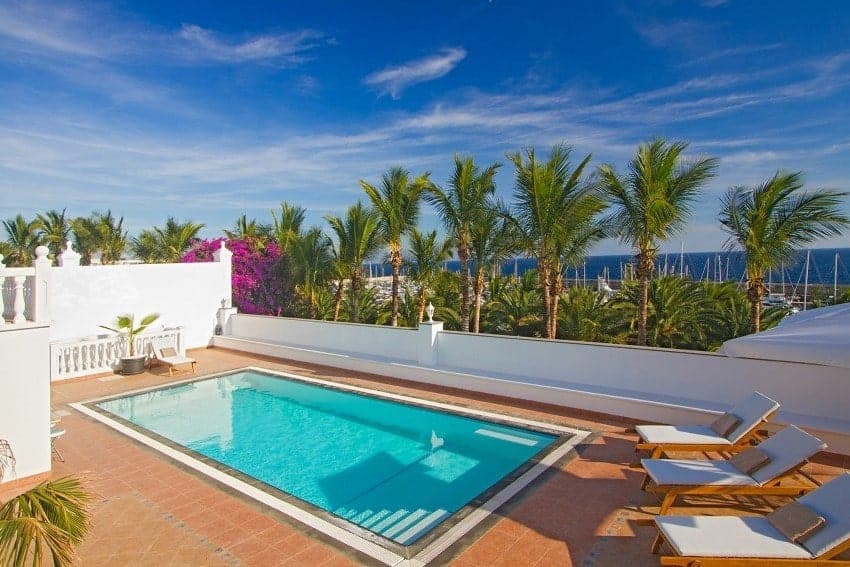 Piscina, Villa Sueños del Mar, Villa en Puerto Calero, Lanzarote