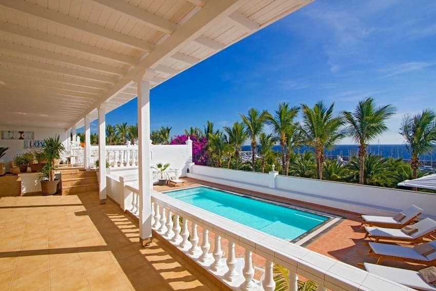Piscina, Villa Sueños del Mar, Villa en Puerto Calero