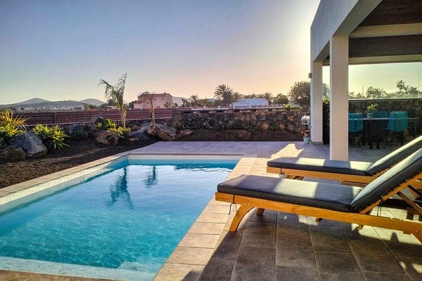Piscina, Villa Sumendi, Villa Lajares Fuerteventura