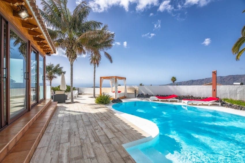 Pool, Villa Tajuya, La Palma Ferienhaus Pool