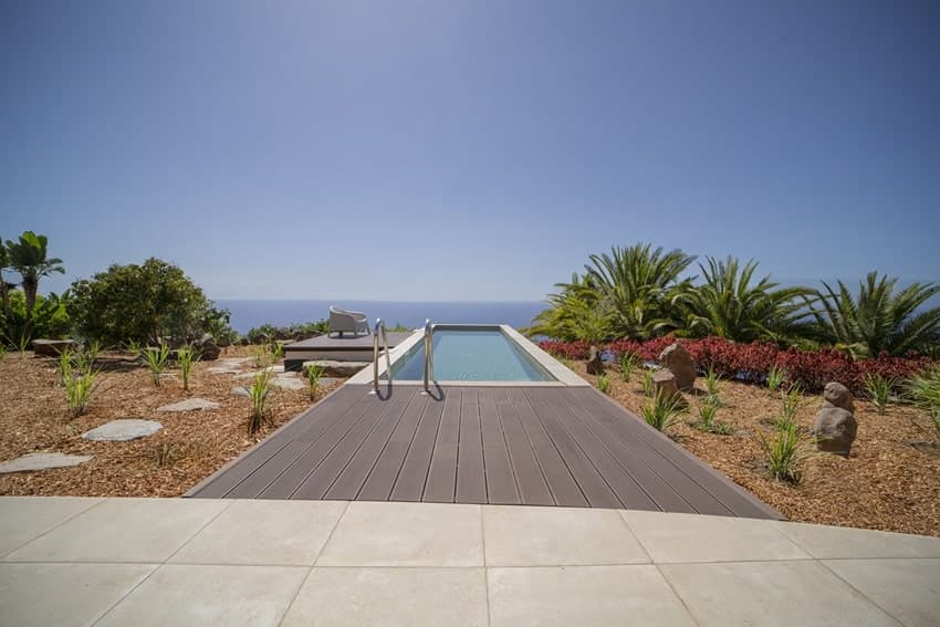 Poolterrasse, Villa SkyView, Villa La Punta mit Pool, La Palma