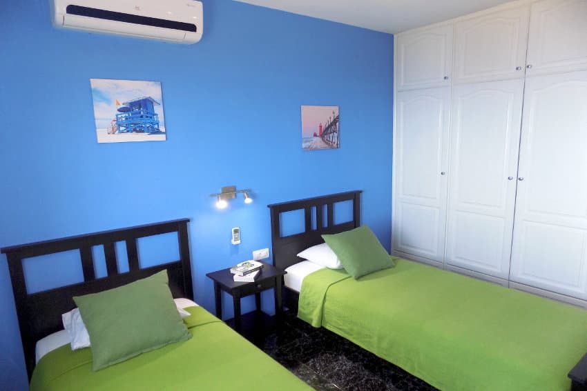 Bedroom with Single Beds, Casa La Hoya, Holiday House Tijarafe, La Palma