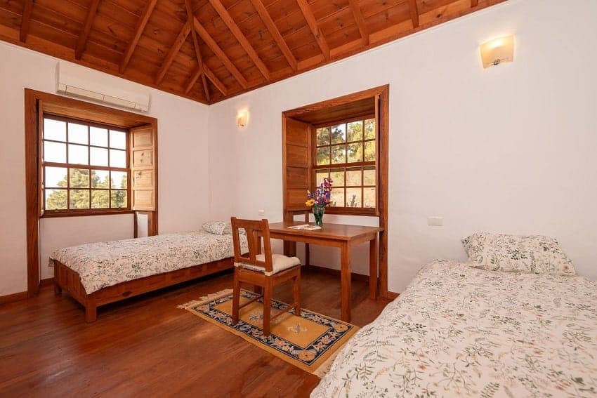 Dormitorio, Alpalma Casa y Jardín, Casa Rural con Piscina Puntagorda