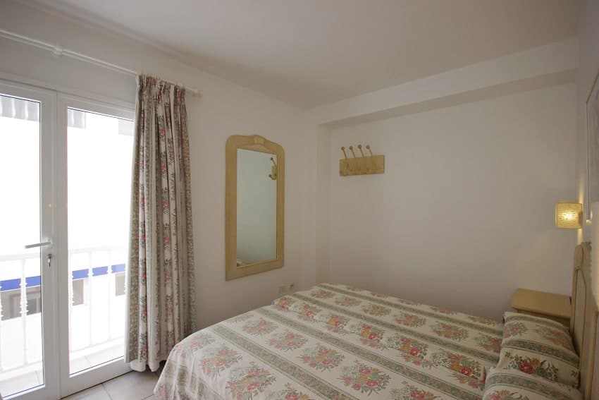 Schlafzimmer, Apartment La Regata 3a, Ferienwohnung mit Meerblick Puerto Naos