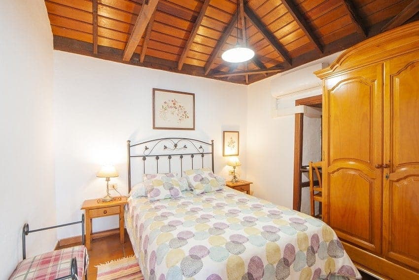 Bedroom, Casa Emilia, Tijarafe Holiday Rental, La Palma